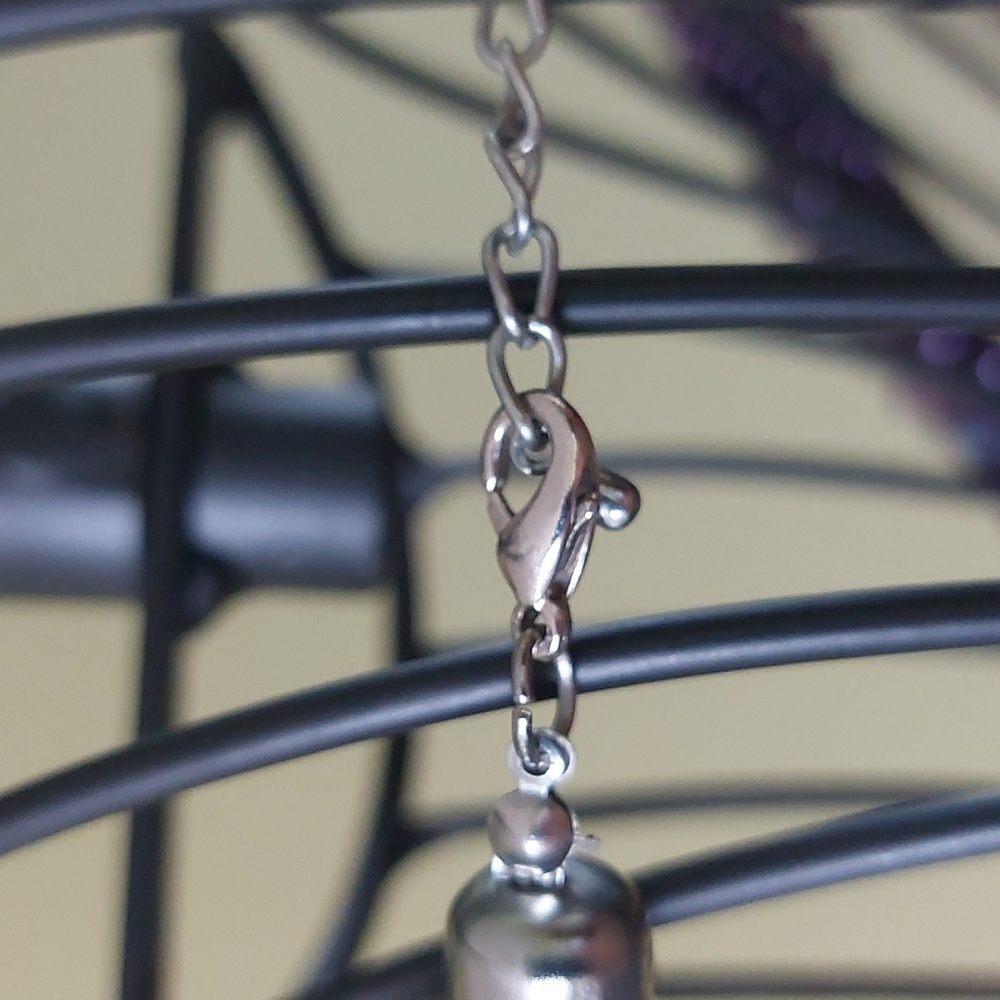 💜 Purple beads necklace - Picture 4 of 5